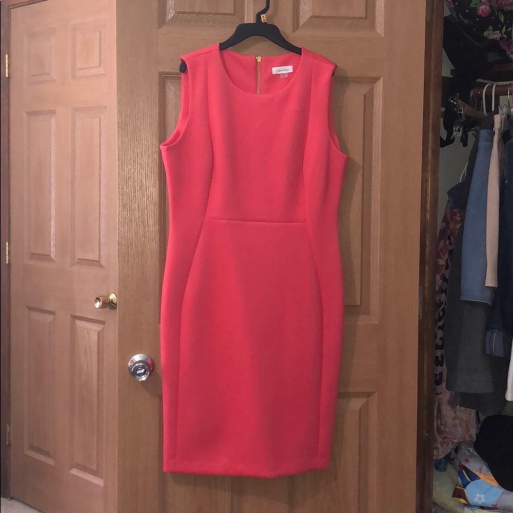 Coral CK midi dress